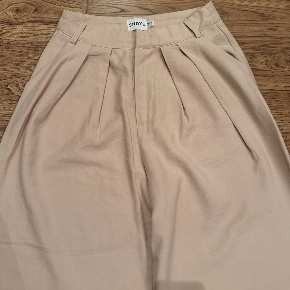 NWOT SNDYS Revolve Hills Pant in Cream M-6 - Picture 4 of 9